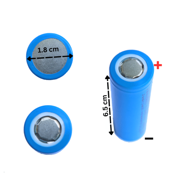 3.7volt lithium-ion battery (2200 mAh) model-18650 - Image 3