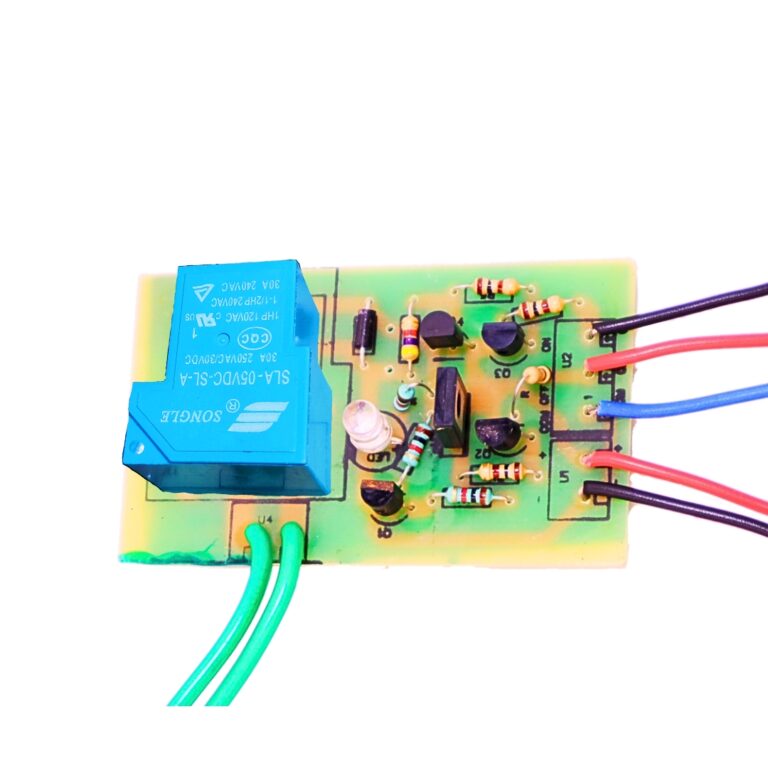 Automatic motor controller, empty water tank motor on, full tank motor off automatic