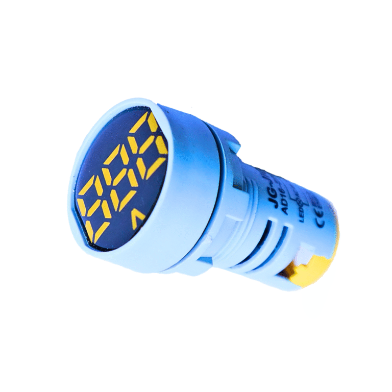 Digital volt meter round