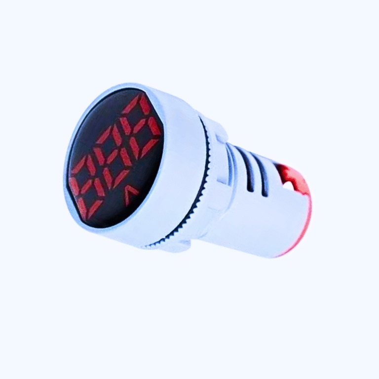 Digital volt meter round