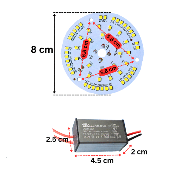 50 watt led with driver (white light)high efficiency long lasting - Image 3