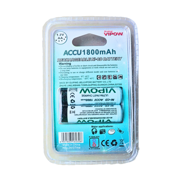 1.2 volt AA lithium-ion battery (1800mAh), For remote,toys,trimmer,etc