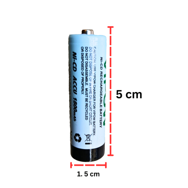 1.2 volt AA lithium-ion battery (1800mAh), For remote,toys,trimmer,etc - Image 2