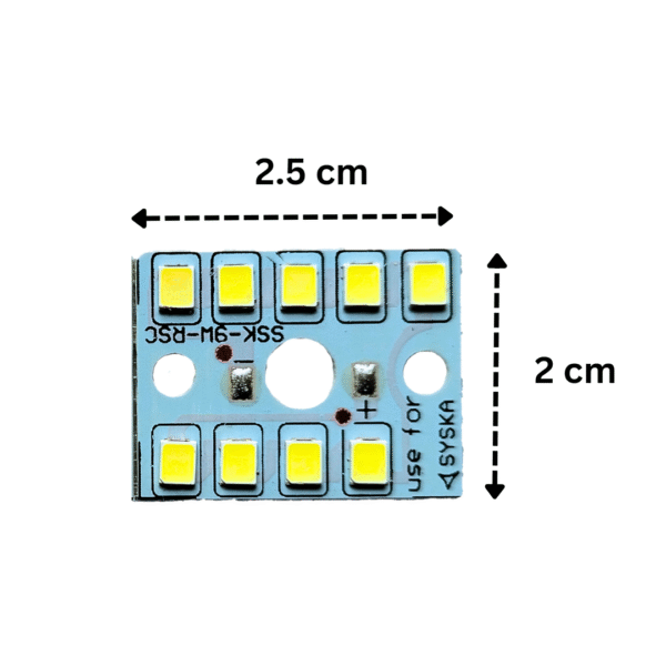 9 watt syska orginal mcpcb (white light ) high efficiency long lasting. - Image 2