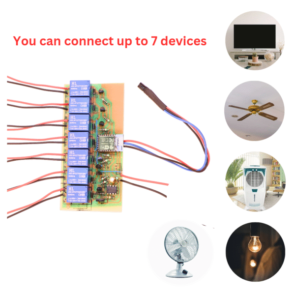 Digital switch board controller, easily operated by remote and mobile, with wifi - Image 2