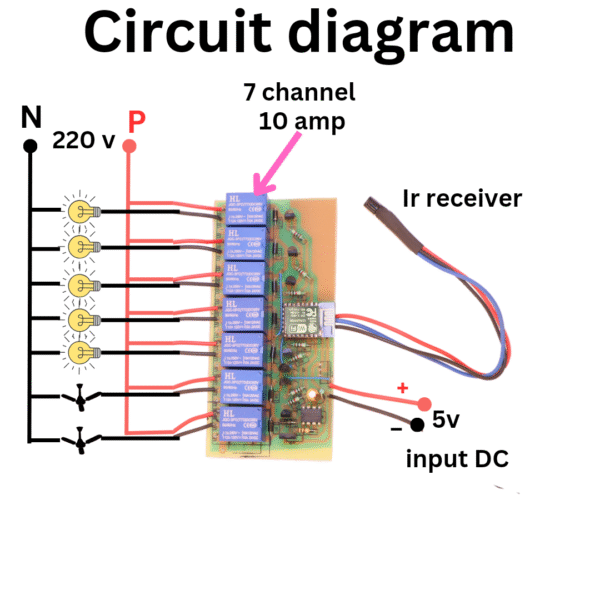 Digital switch board controller, easily operated by remote and mobile, with wifi - Image 3