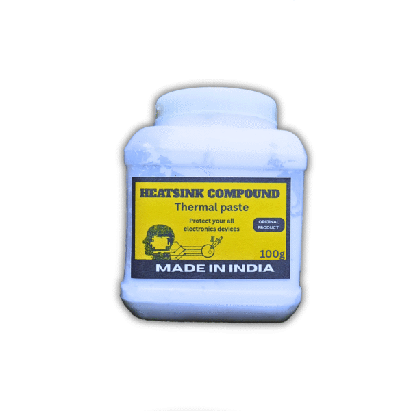 Heatsink Compounds Thermal Grease Paste, for Use in Coolers Heat Sink, CPU and Chipsets, Graphics Card, LED, IC, GPU, VGA, PC Processor, etc. (white, 100g)